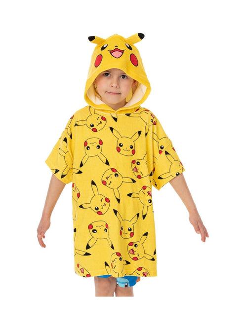 Vanilla Underground Yellow Pokémon Pikachu Towel Poncho image 1