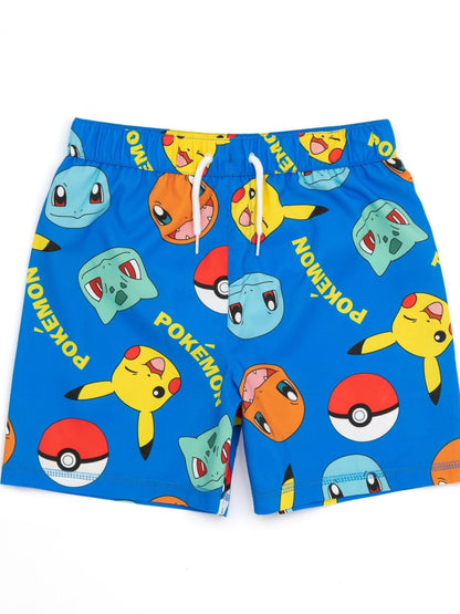 Dsiney Kidz - Vanilla Underground Blue Pokemon Boys Swim Shorts 2 Pack image 2