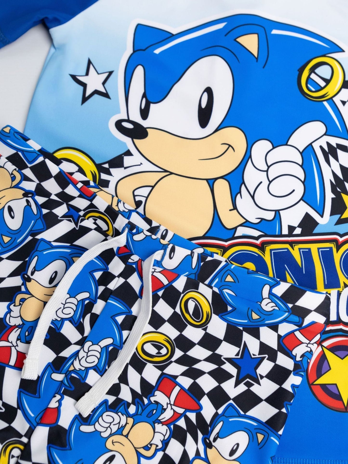 Dsiney Kidz - Vanilla Underground Blue Sonic The Hedgehog 2 Piece Swim Set image 3