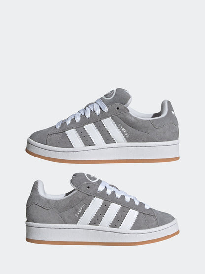 adidas Originals Grey/White Campus 00s Lace Junior Trainers image 3