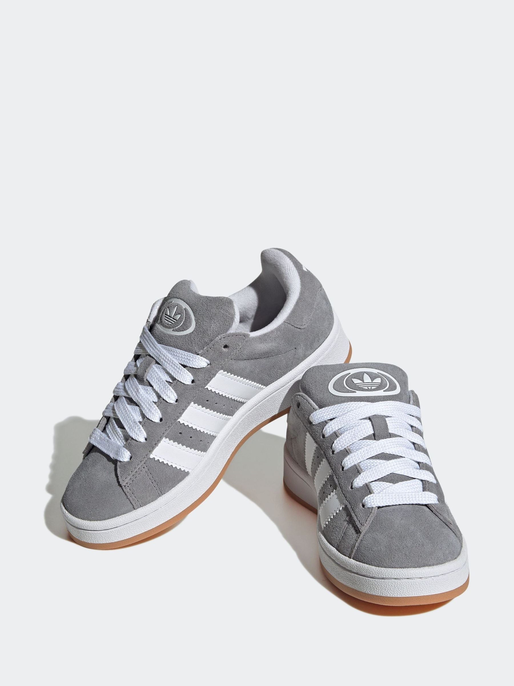 adidas Originals Grey/White Campus 00s Lace Junior Trainers image 4