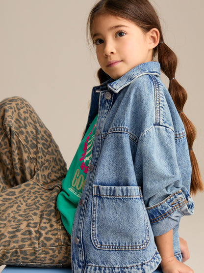 Dsiney Kidz - Mid Blue Denim Shacket (3-16yrs) image 4