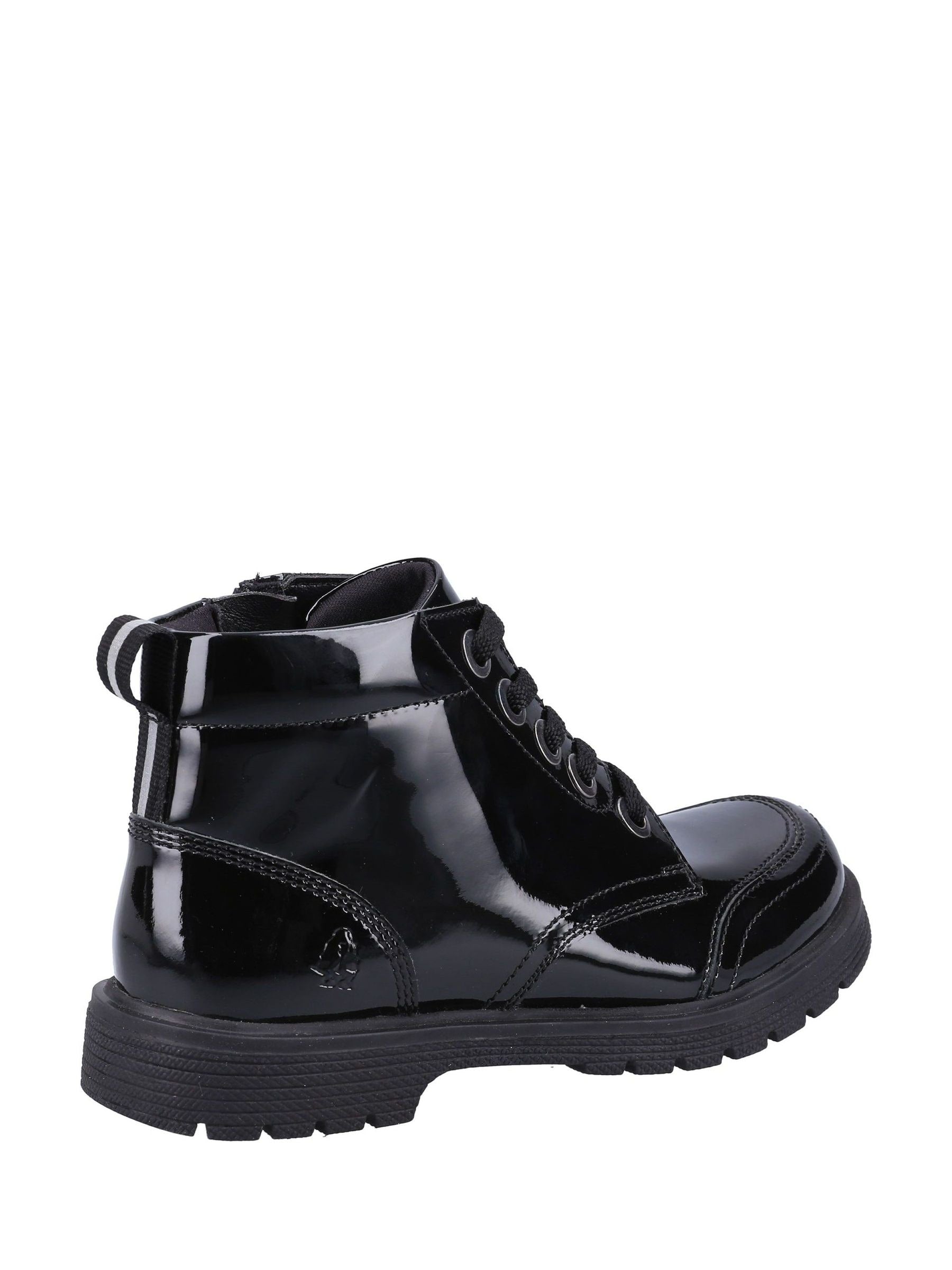Hush Puppies Black Jolie Patent Junior Chelsea Boots image 3