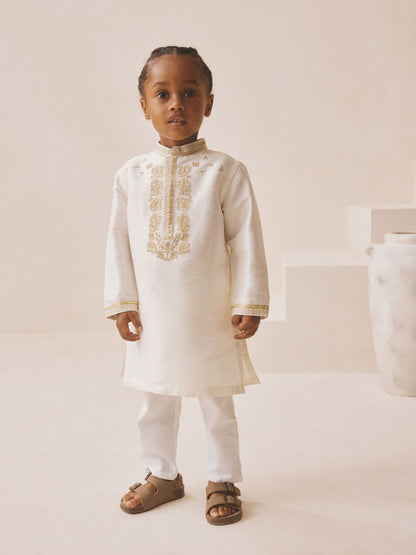 Dsiney Kidz - Ivory Kurta Shirt (3mths-16yrs) (3mths-16yrs) image 1