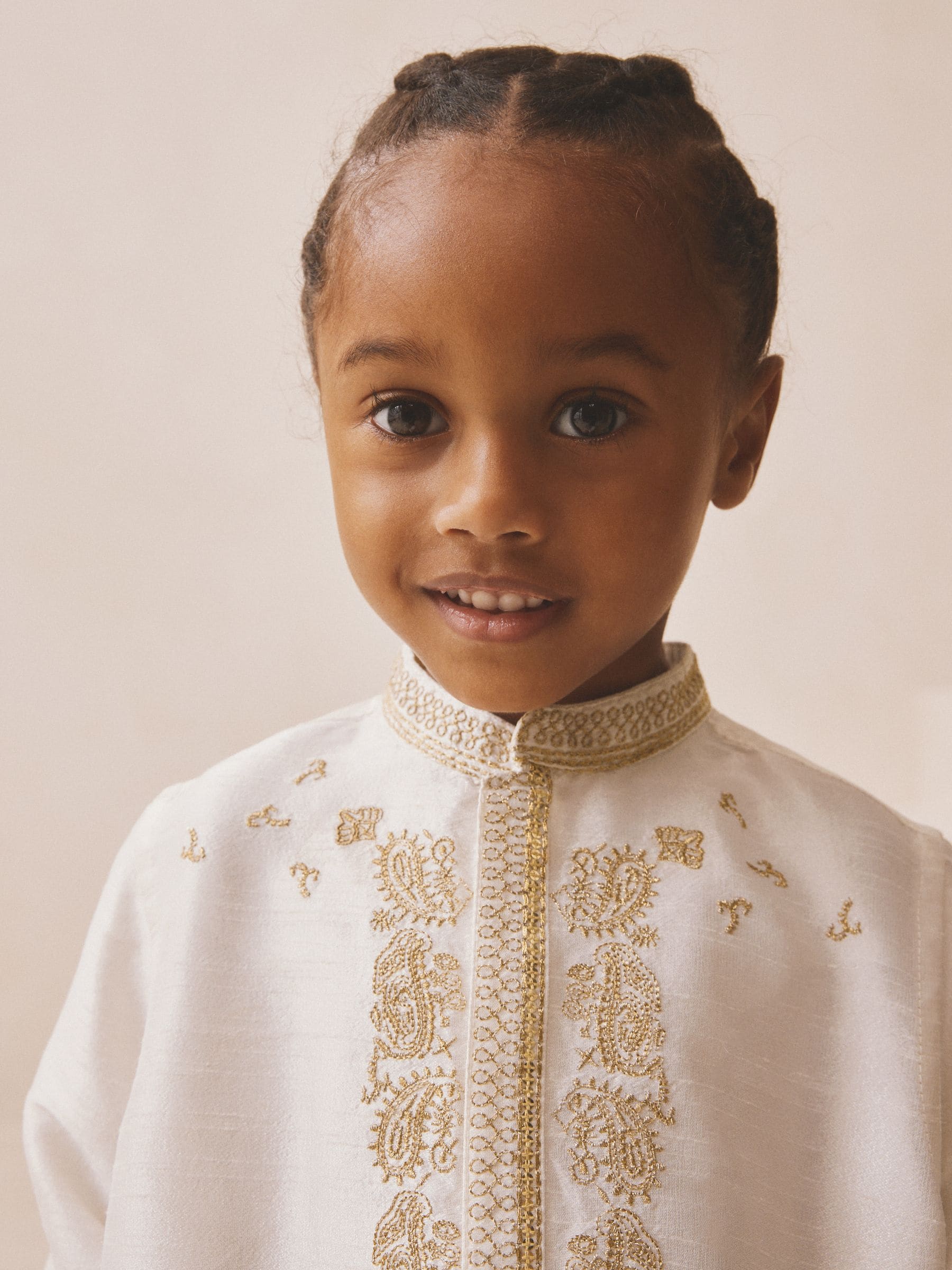 Dsiney Kidz - Ivory Kurta Shirt (3mths-16yrs) (3mths-16yrs) image 5