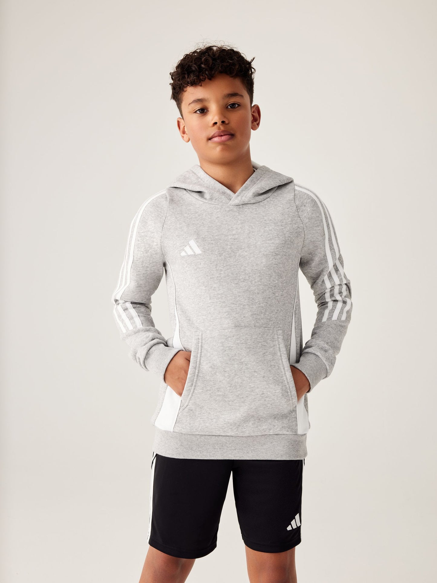 Dsiney Kidz - adidas Grey Tiro 24 Kids Sweat Hoodie image 1