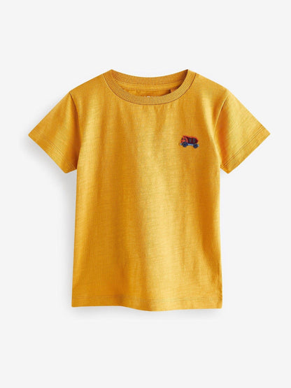 Red/Green Relaxed Fit Short Sleeve T-Shirts 5 Pack (3mths-7yrs) image 6