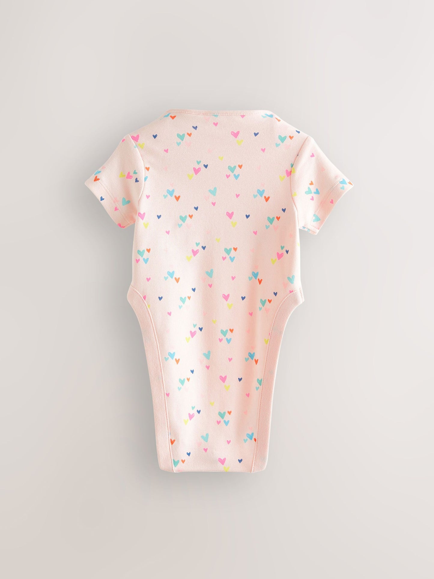Pink 3 Pack Hip Dysplasia Short Sleeve Baby Bodysuits image 6