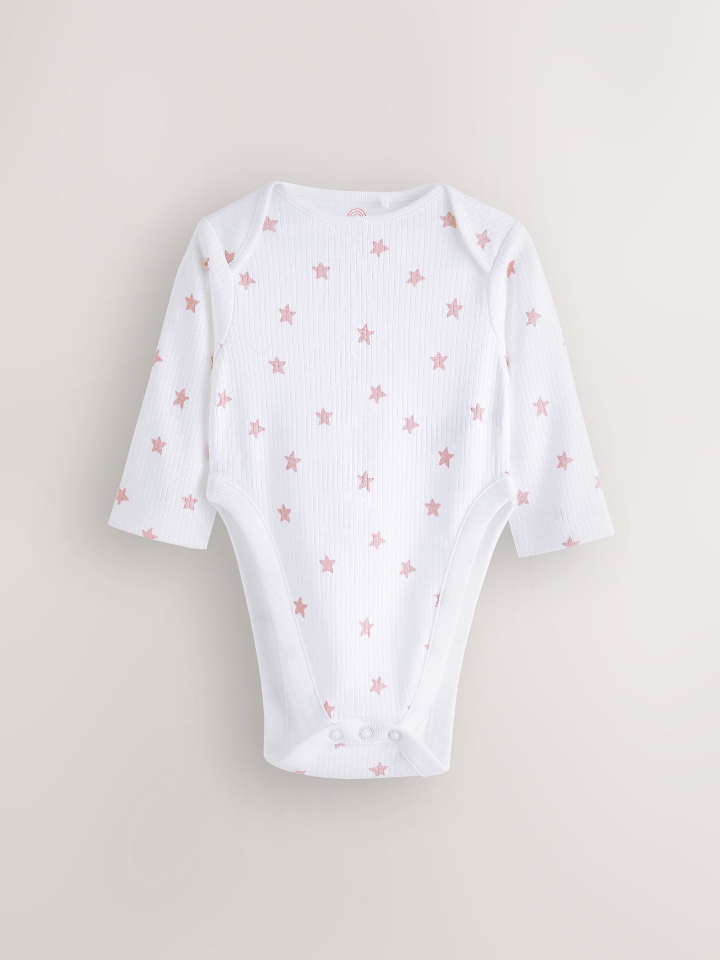 Pink 3 Pack Hip Dysplasia Long Sleeve Baby Bodysuits image 3