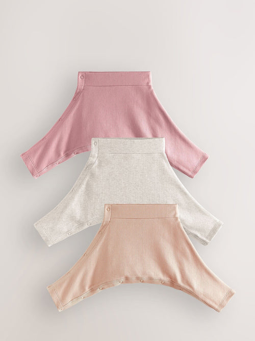 Pink/Grey 3 Pack Hip Dysplasia Baby Leggings (0-3yrs) image 1