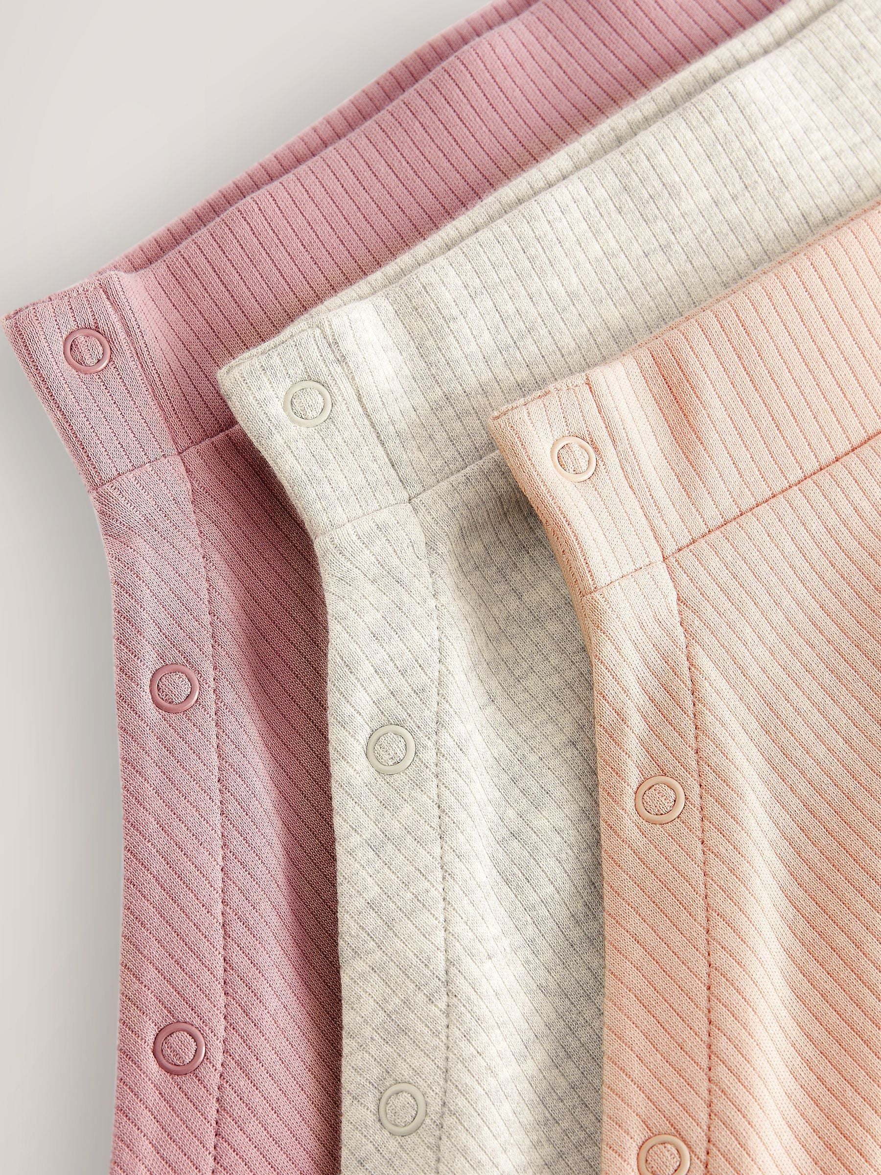 Pink/Grey 3 Pack Hip Dysplasia Baby Leggings (0-3yrs) image 3