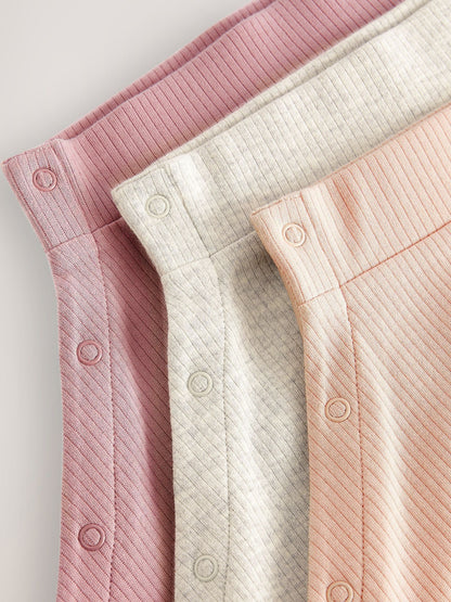 Pink/Grey 3 Pack Hip Dysplasia Baby Leggings (0-3yrs) image 3