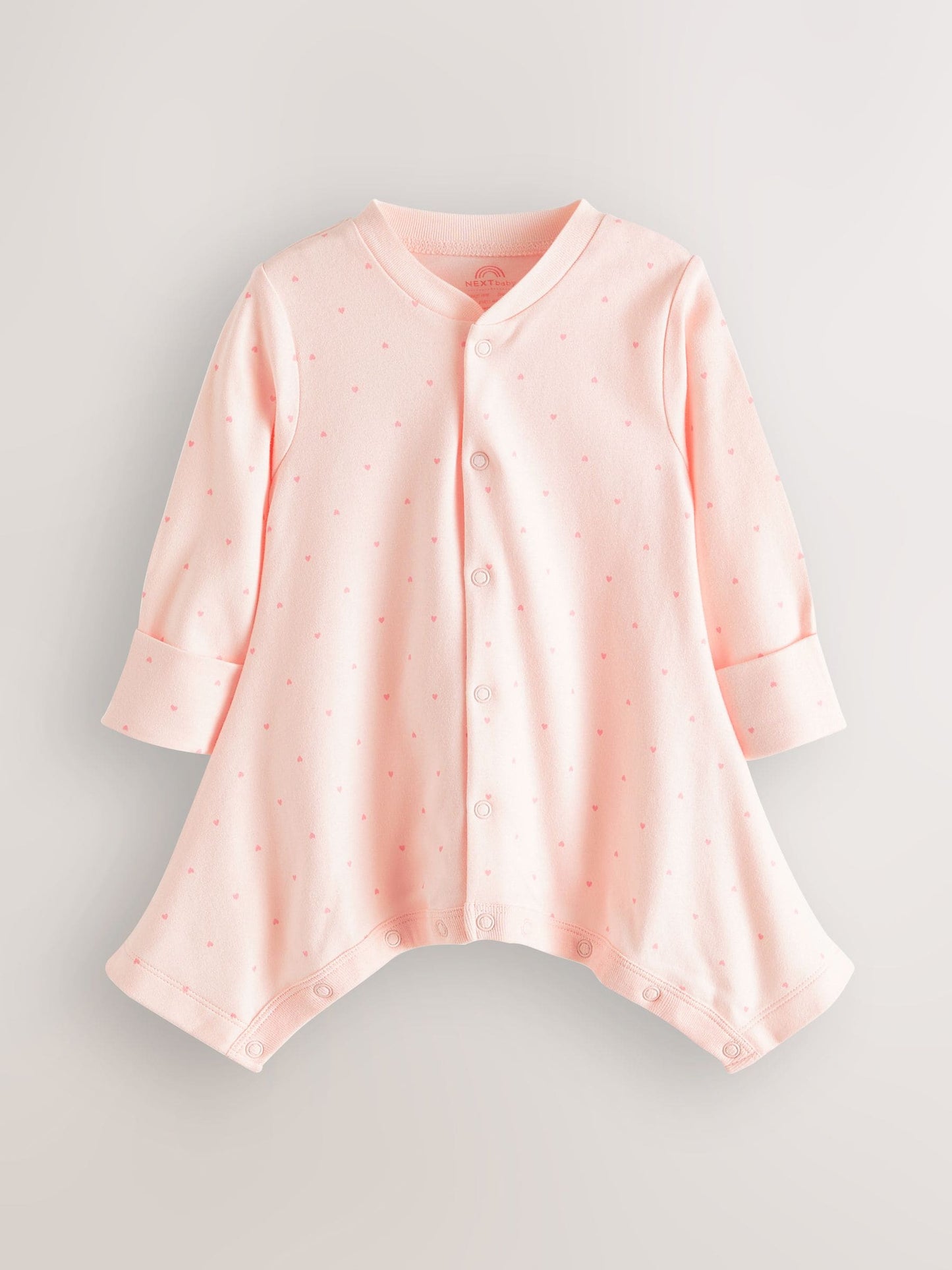 Pink 3 Pack Hip Dysplasia Baby Sleepsuits (0-3yrs) image 2