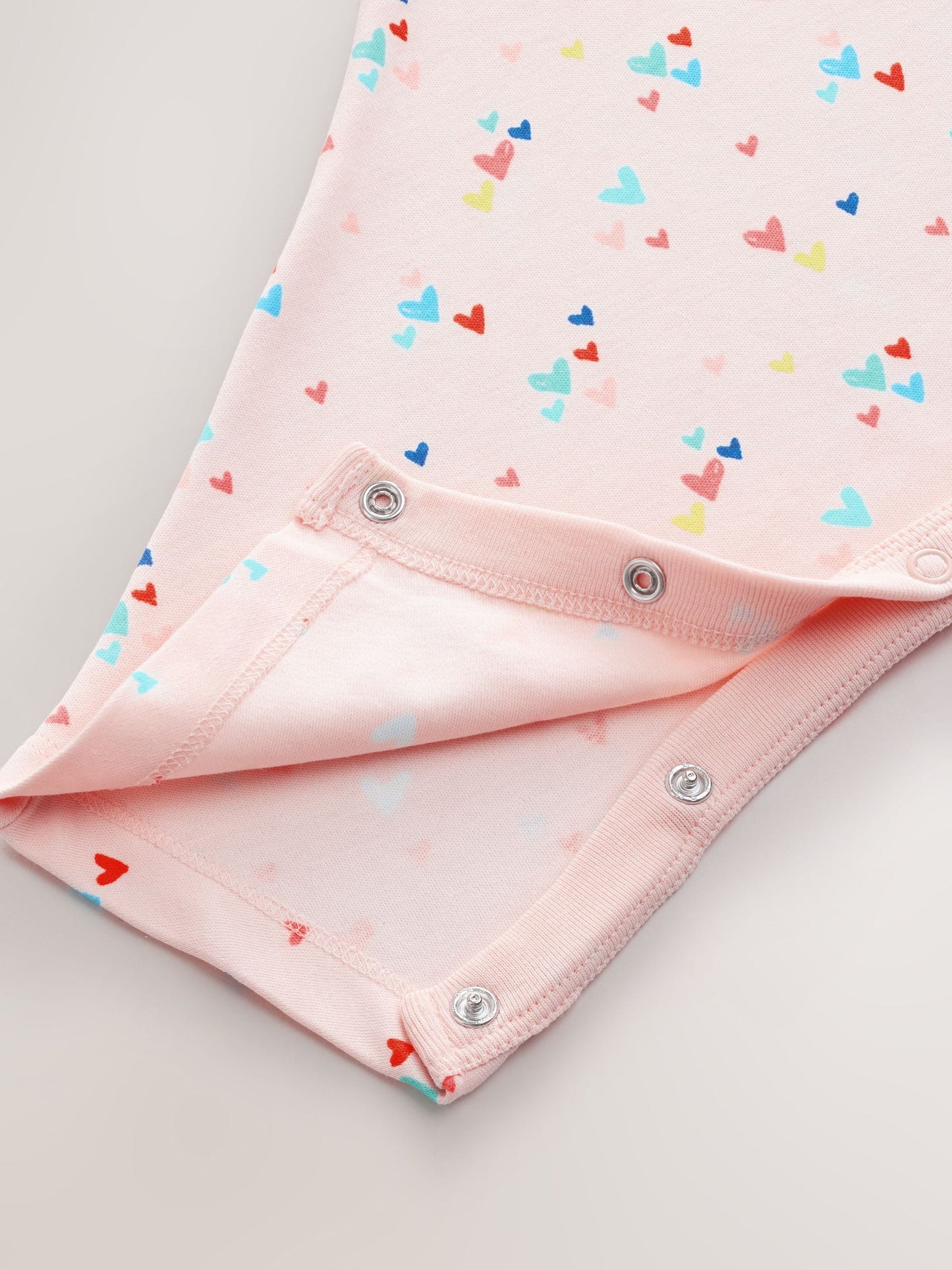 Pink 3 Pack Hip Dysplasia Baby Sleepsuits (0-3yrs) image 9