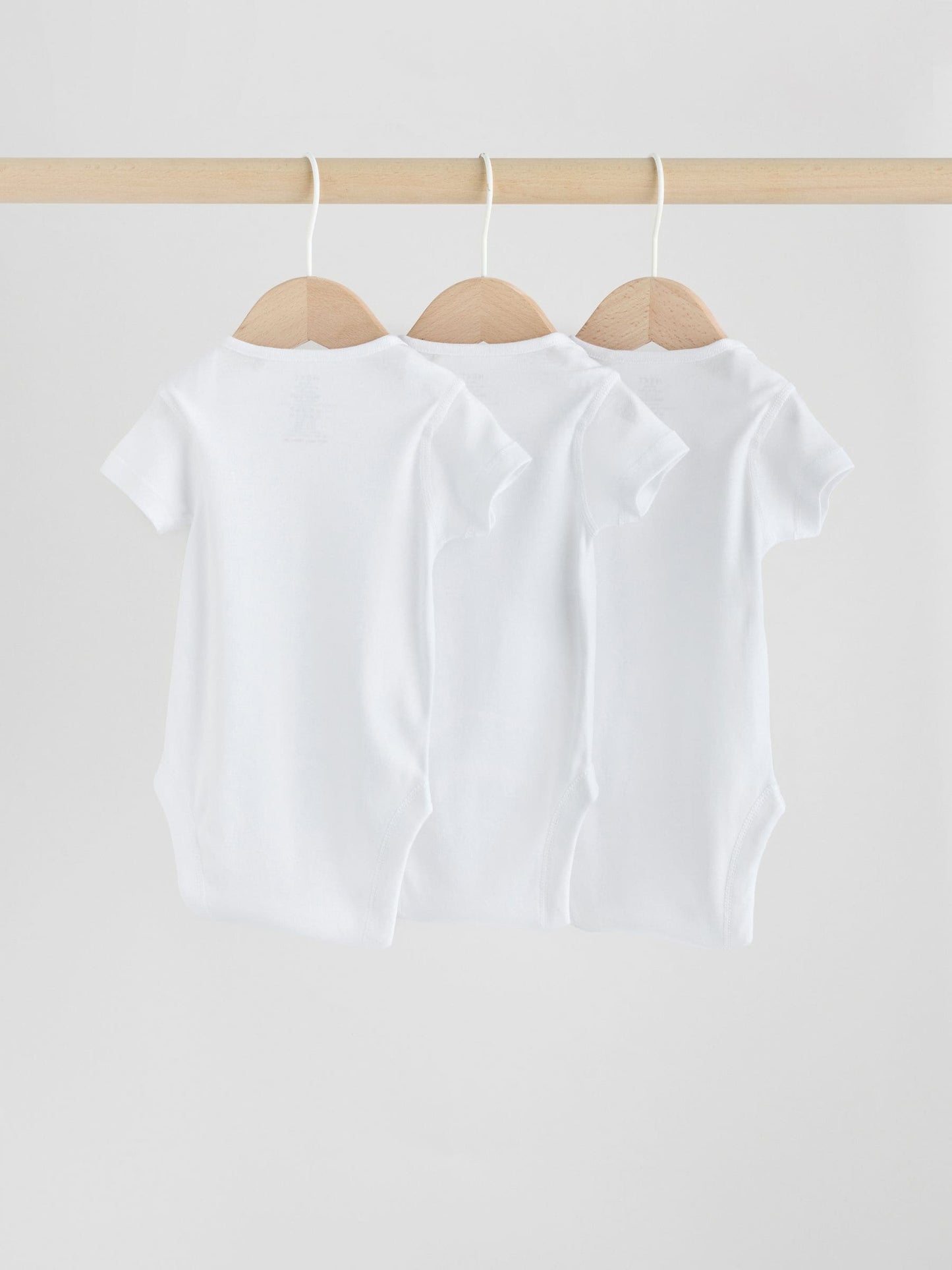 White Kind To Skin Baby Bodysuits 3 Pack image 3