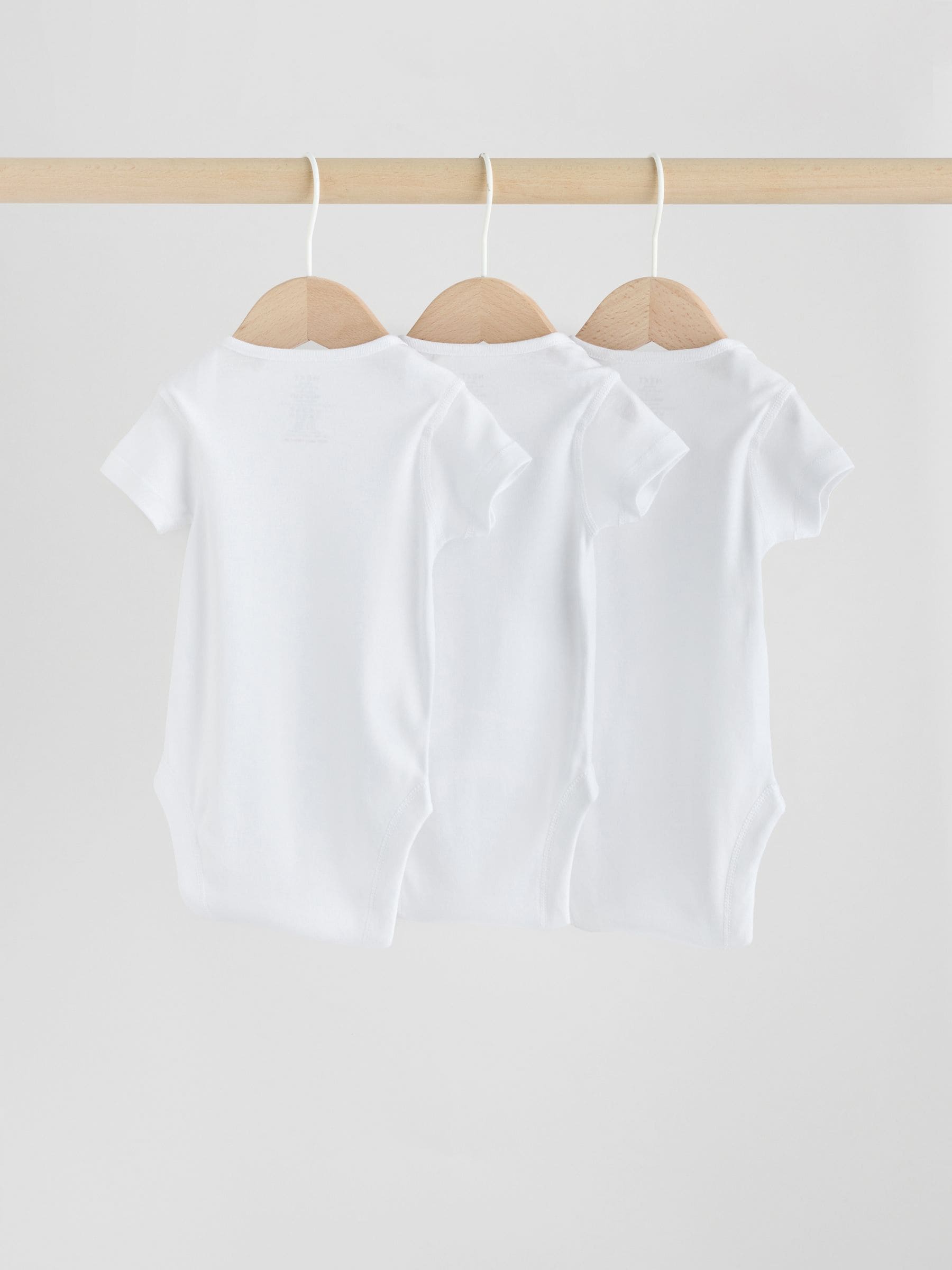 White Kind To Skin Baby Bodysuits 3 Pack image 3