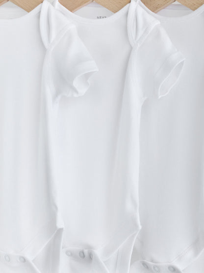 White Kind To Skin Baby Bodysuits 3 Pack image 6