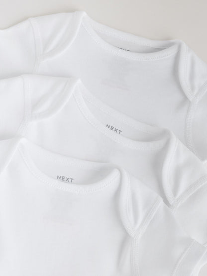 White Kind To Skin Baby Bodysuits 3 Pack image 7
