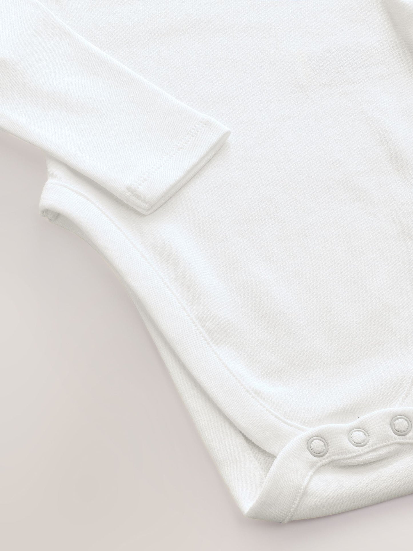 White Hip Dysplasia Baby Long Sleeve Bodysuits 5 Pack image 9