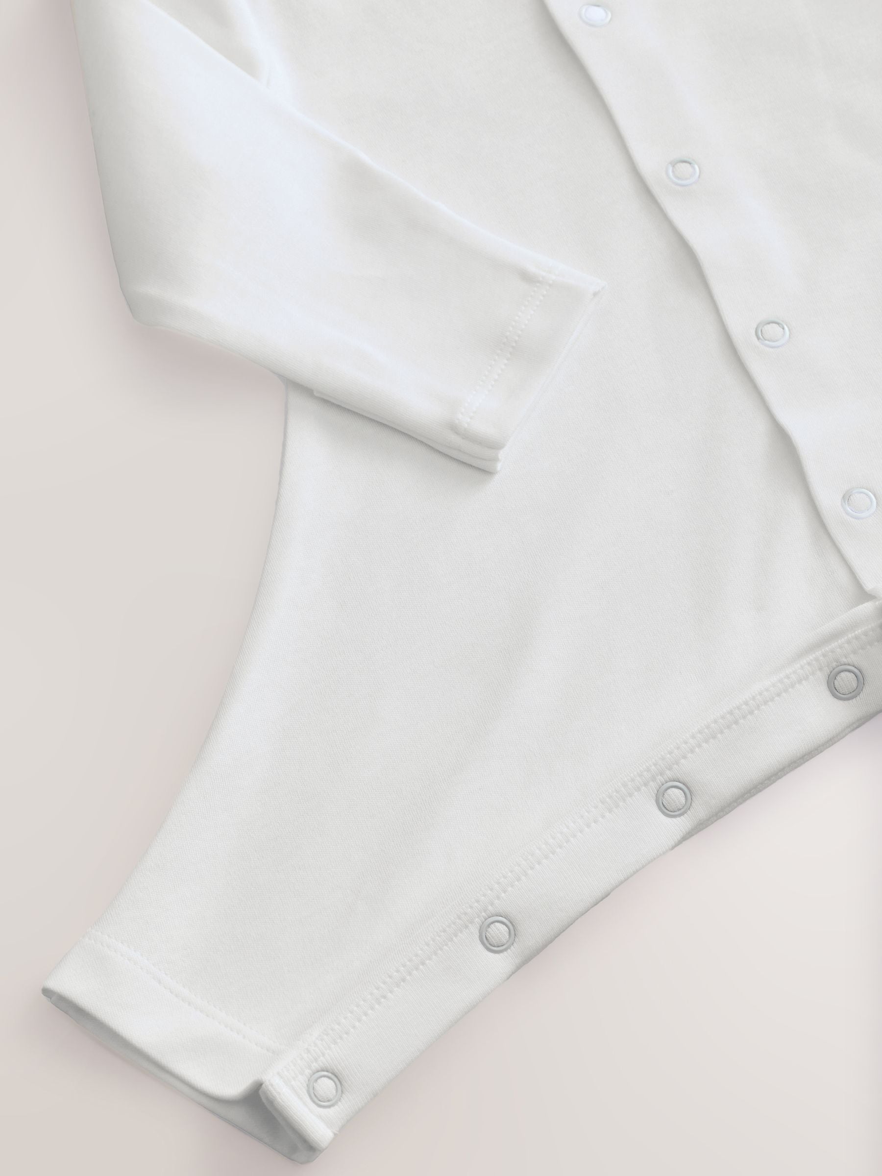 White Hip Dysplasia 100% Cotton Baby Sleepsuits 3 Pack (0-3yrs) image 7