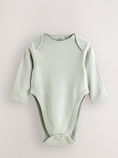 Blue Baby Hip Dysplasia Long Sleeve Bodysuits 3 Pack image 6