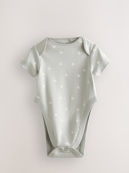 Blue Star Baby Hip Dysplasia Short Sleeve Bodysuits 3 Pack image 7