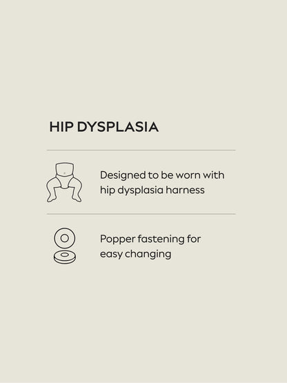 Blue Baby Hip Dysplasia Sleepsuits 3 Pack (0-3yrs)