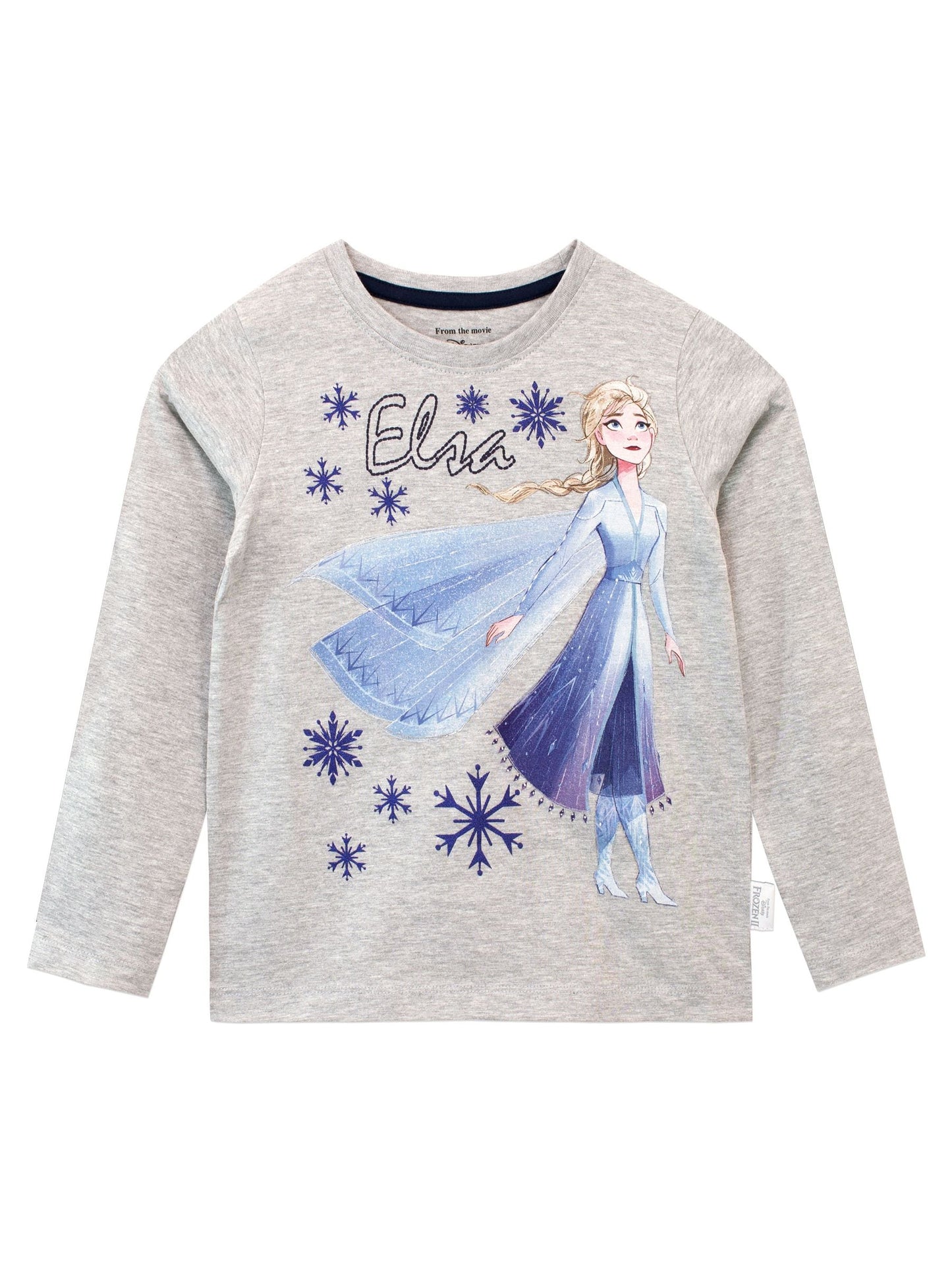 Character Grey Frozen 2 Long Sleeve Top & Leggings Elsa Snowflakes image 2