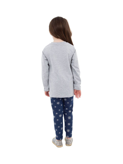 Character Grey Frozen 2 Long Sleeve Top & Leggings Elsa Snowflakes image 5