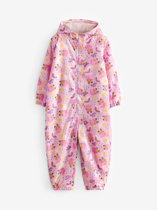 Character Pink Peppa Pig Puddle Suit - image 1