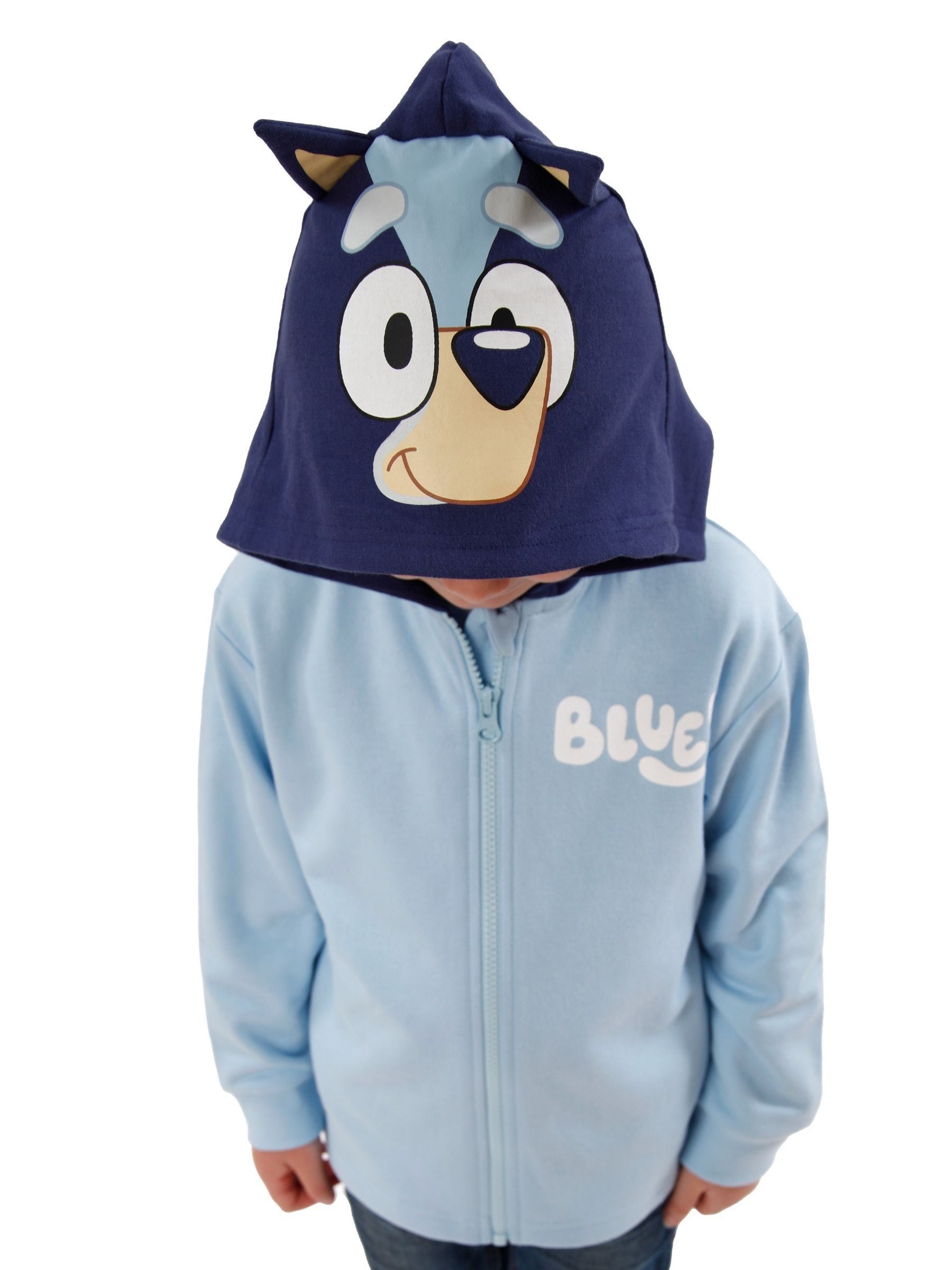 Dsiney Kidz - Character Blue 100% Cotton Zip Up Hoodie image 3