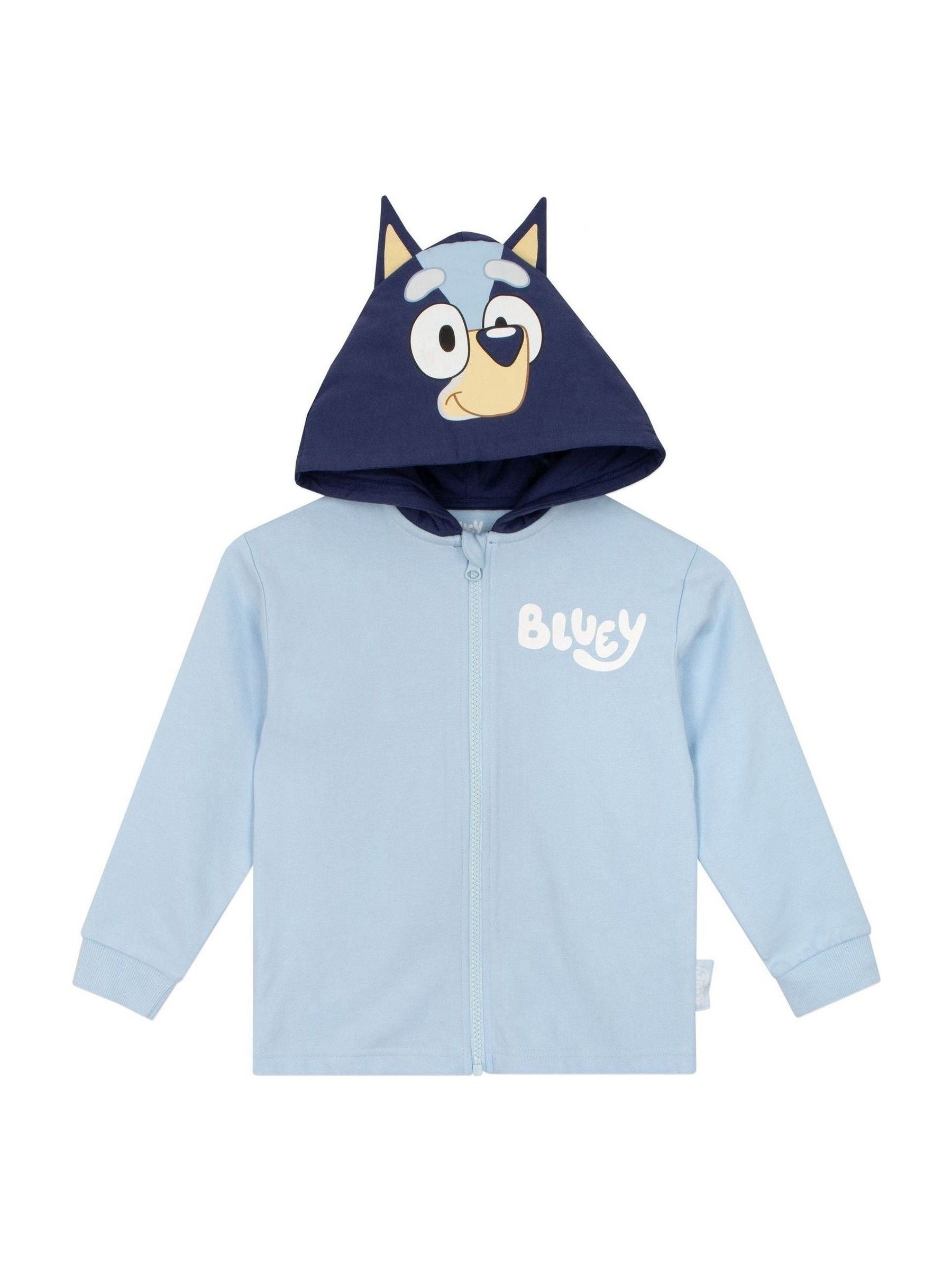 Dsiney Kidz - Character Blue 100% Cotton Zip Up Hoodie image 4