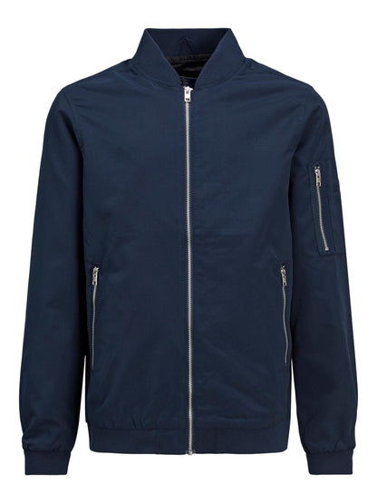 Dsiney Kidz - JACK & JONES JUNIOR Navy Blue Light Weight Bomber Jacket image 4