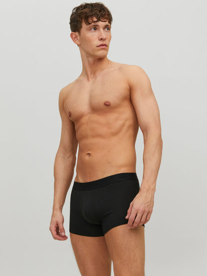 Dsiney Kidz - JACK & JONES Dark Black Logo 100% Cotton Boxers 3 Pack image 1