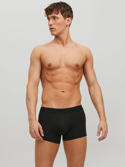 Dsiney Kidz - JACK & JONES Dark Black Logo 100% Cotton Boxers 3 Pack image 2