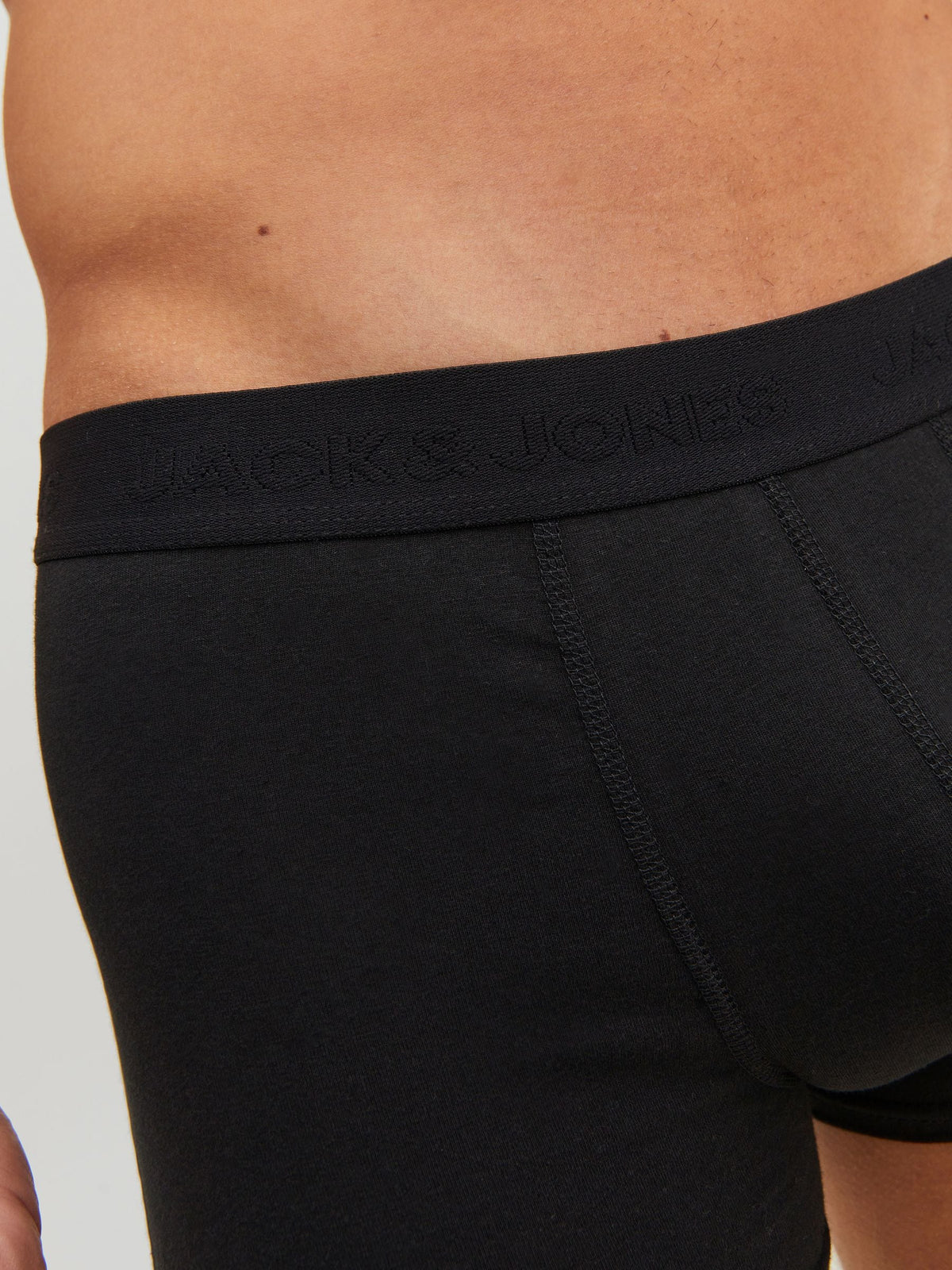 Dsiney Kidz - JACK & JONES Dark Black Logo 100% Cotton Boxers 3 Pack image 4
