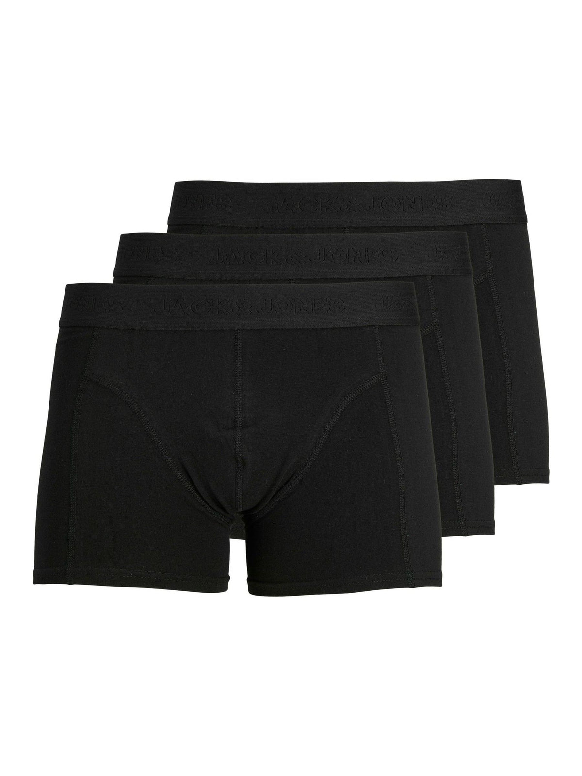 Dsiney Kidz - JACK & JONES Dark Black Logo 100% Cotton Boxers 3 Pack image 5