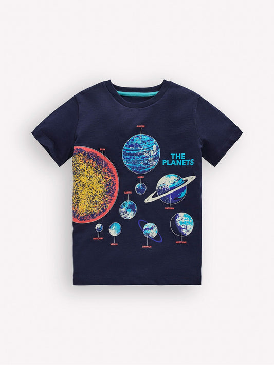 Boden Blue Glow-in-the-Dark T-Shirt image 1