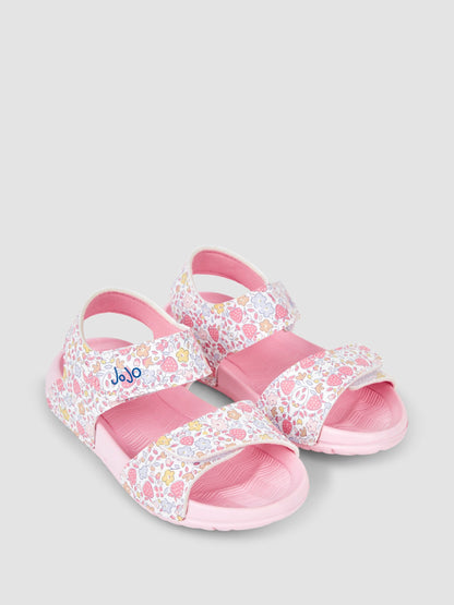 JoJo Maman Bébé Pink Summer Sandals image 1