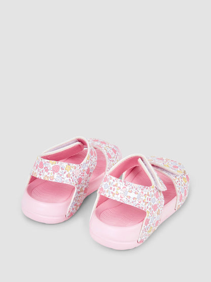 JoJo Maman Bébé Pink Summer Sandals image 2