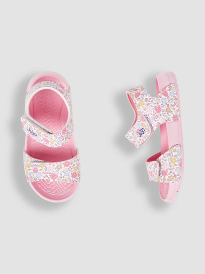 JoJo Maman Bébé Pink Summer Sandals image 3