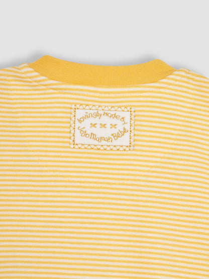 JoJo Maman Bébé Yellow Duck Appliqué Zip Sleepsuit image 6