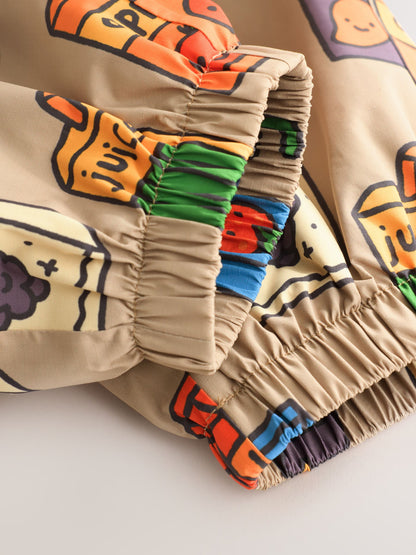 Juice Box Print Waterproof Fleece Lined Puddlesuit (3mths-7yrs) - image 5