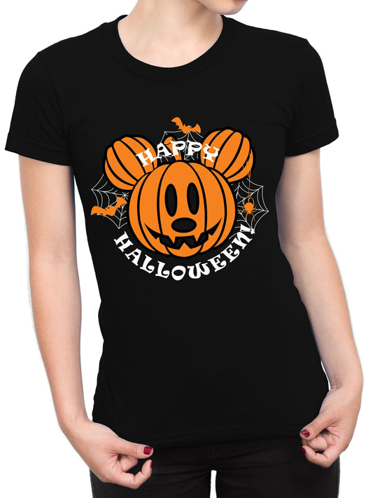 Dsiney Kidz - Character Black Disney T-Shirt Happy Halloween Mini Me T-Shirt image 1