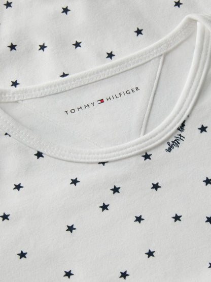 Tommy Hilfiger Blue 3-Pack Essential Long Sleeve Bodysuits Gift Box image 4