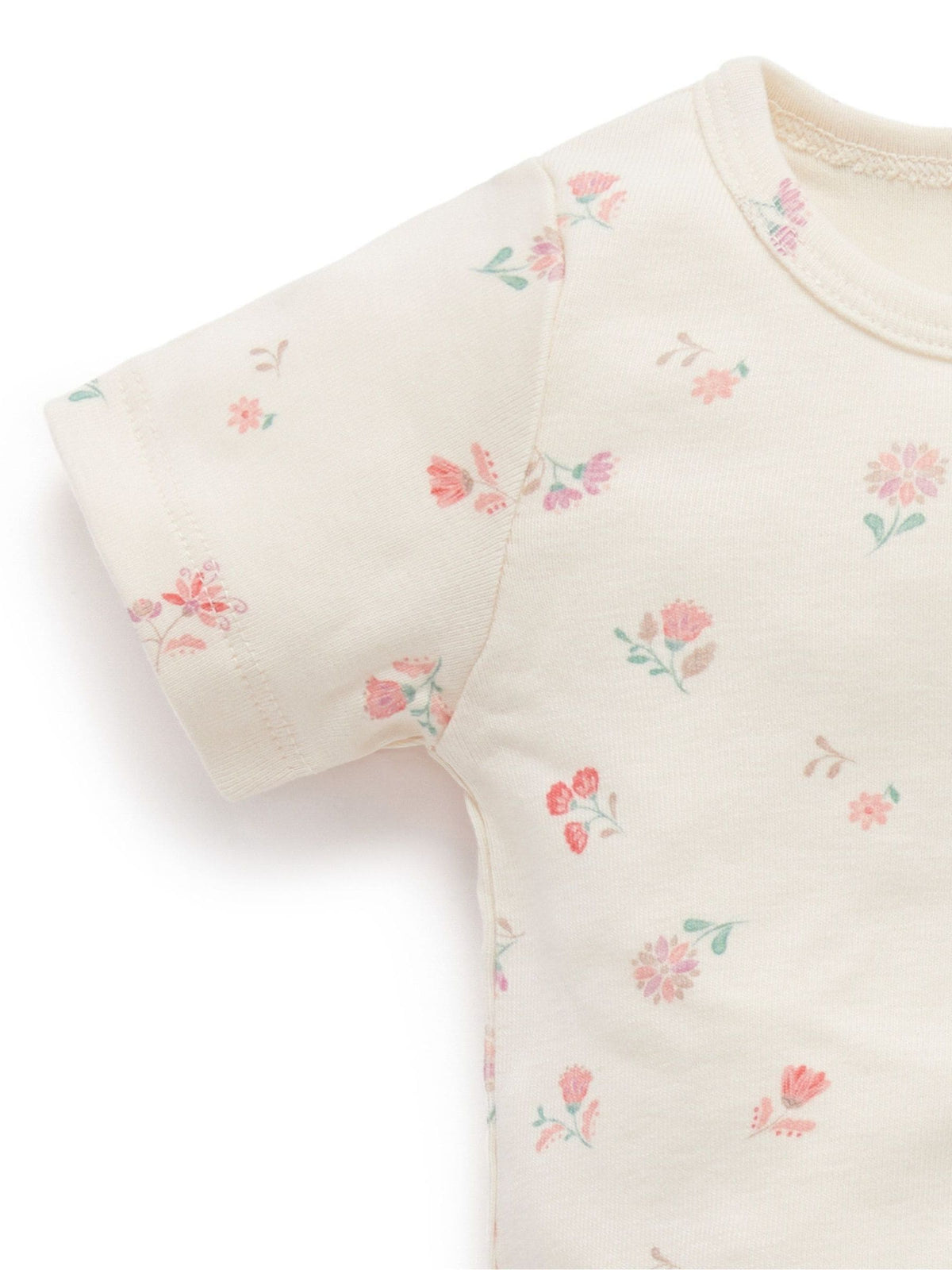Dsiney Kidz - Purebaby Pink Short Sleeve Bodysuits 2 Pack image 2