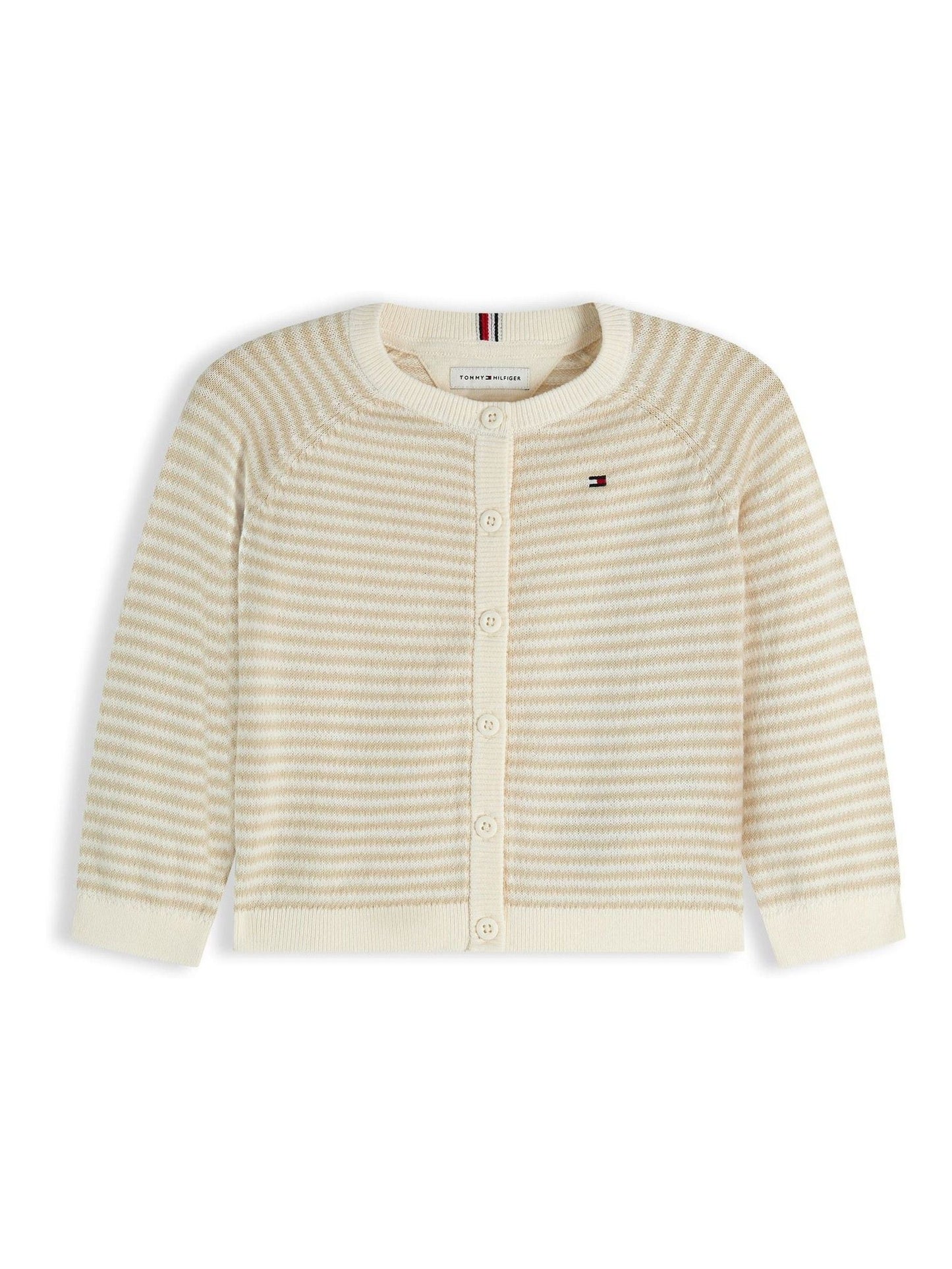Dsiney Kidz - Tommy Hilfiger White Essential Stripe Cardigan image 1