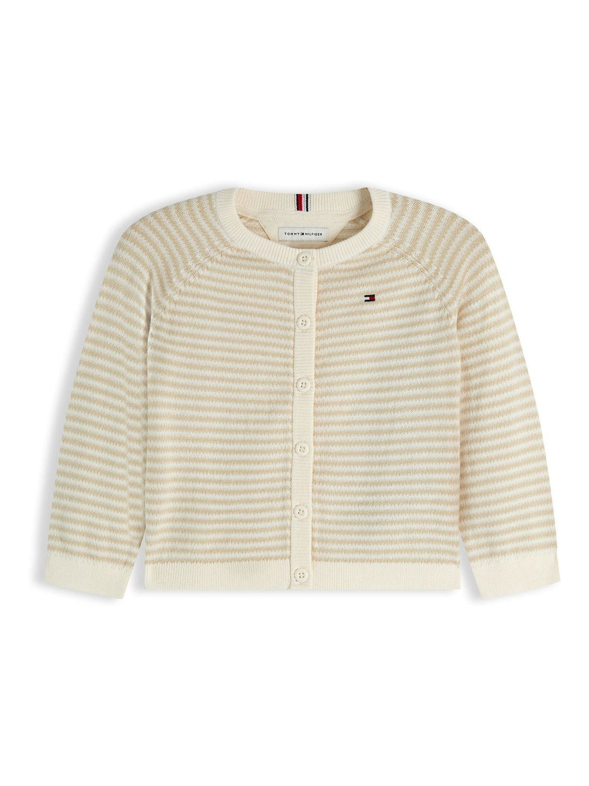 Dsiney Kidz - Tommy Hilfiger White Essential Stripe Cardigan image 1