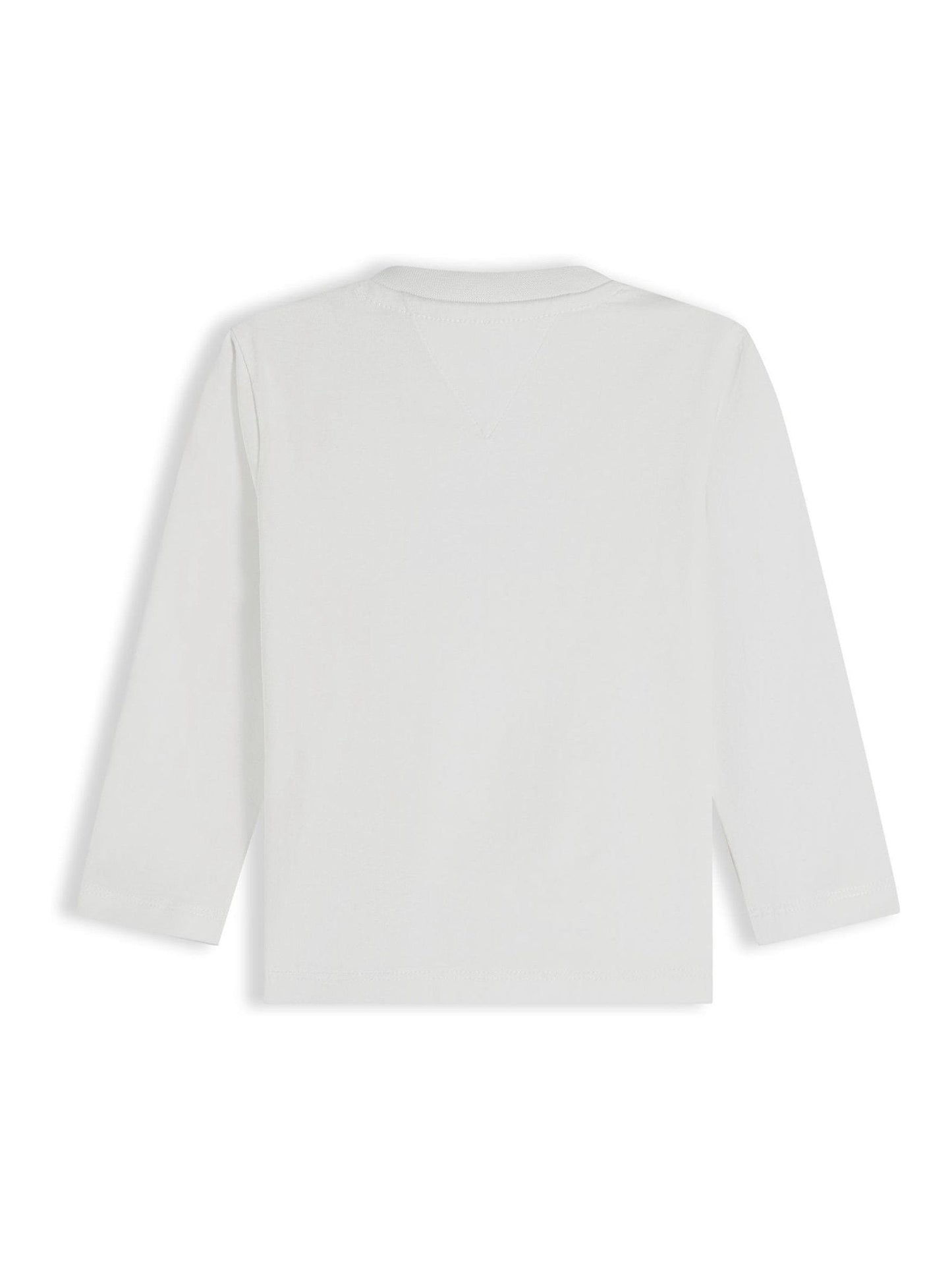 Tommy Hilfiger White Rope Logo Jersey Long Sleeve T-Shirt image 2