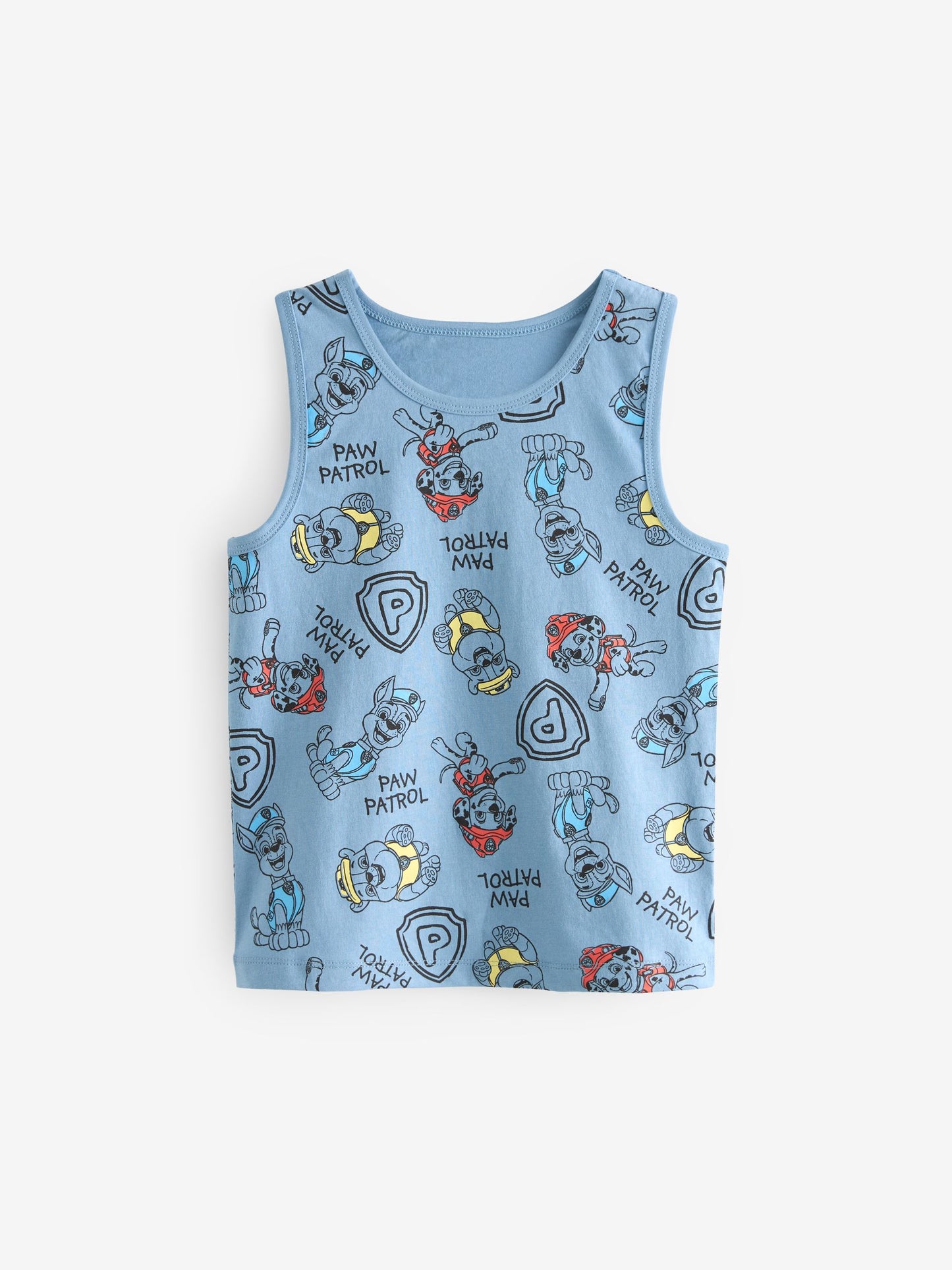 Dsiney Kidz - Paw Patrol 100% Cotton Vests 3 Pack (1.5-8yrs) image 2